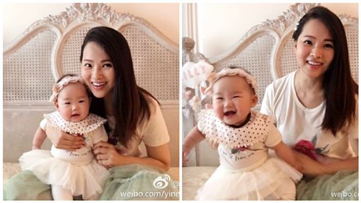 伊能静6月大女儿会站了　肉肉脸颊穿蓬纱裙萌翻粉丝