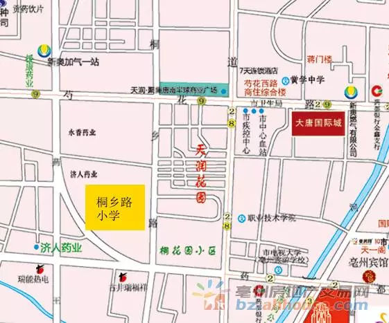 亳州市將添加風華桐鄉路小學，看看位置在哪