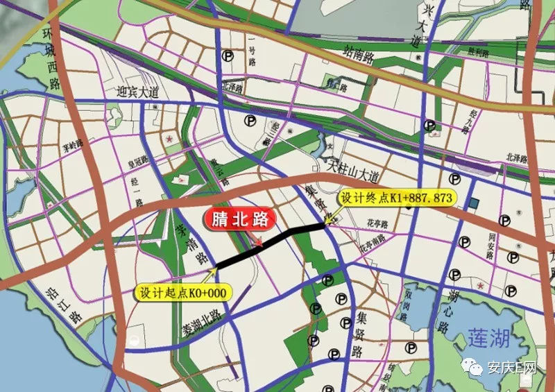 安庆市腈北路改造工程规划方案(调整)