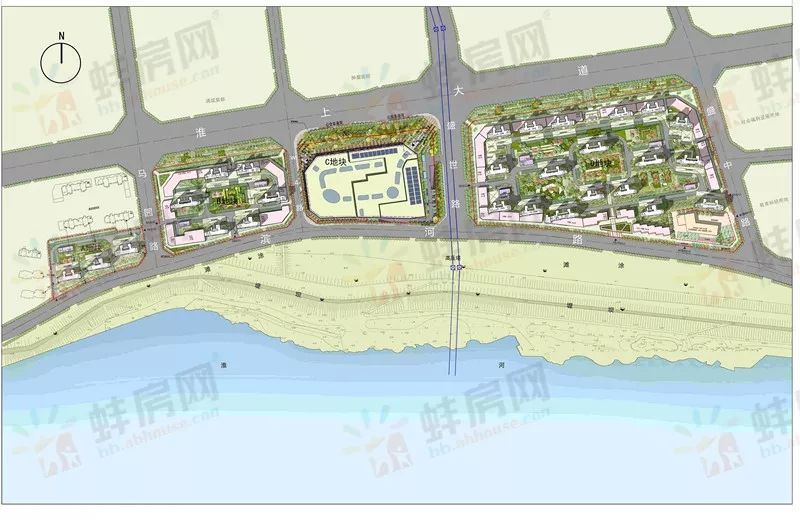 “蚌埠淮上萬達廣場”項目規劃建設圖