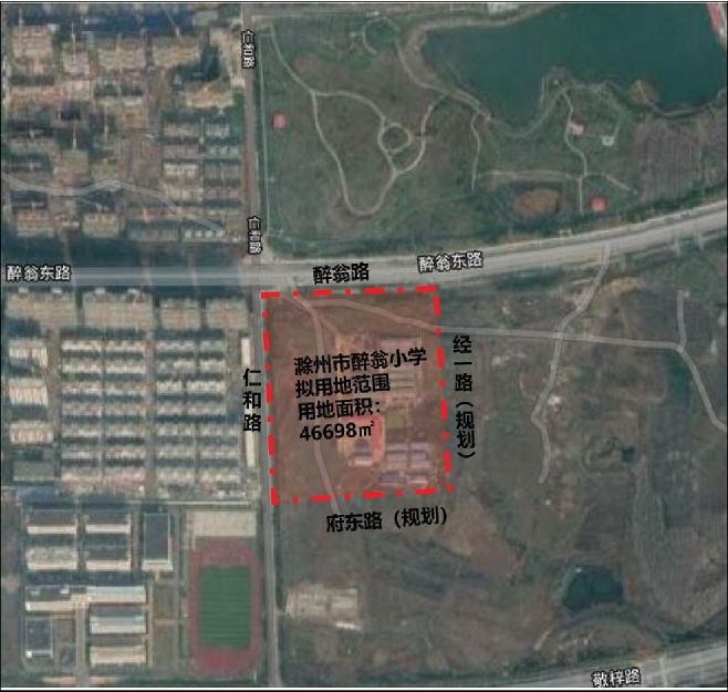 滁州醉翁小学工程项目详细规划 设计方案批前公示